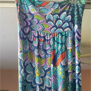 NWOT Cruise Wear Collection Roll Over Waist Palazzo Pants in Lovely Colors L